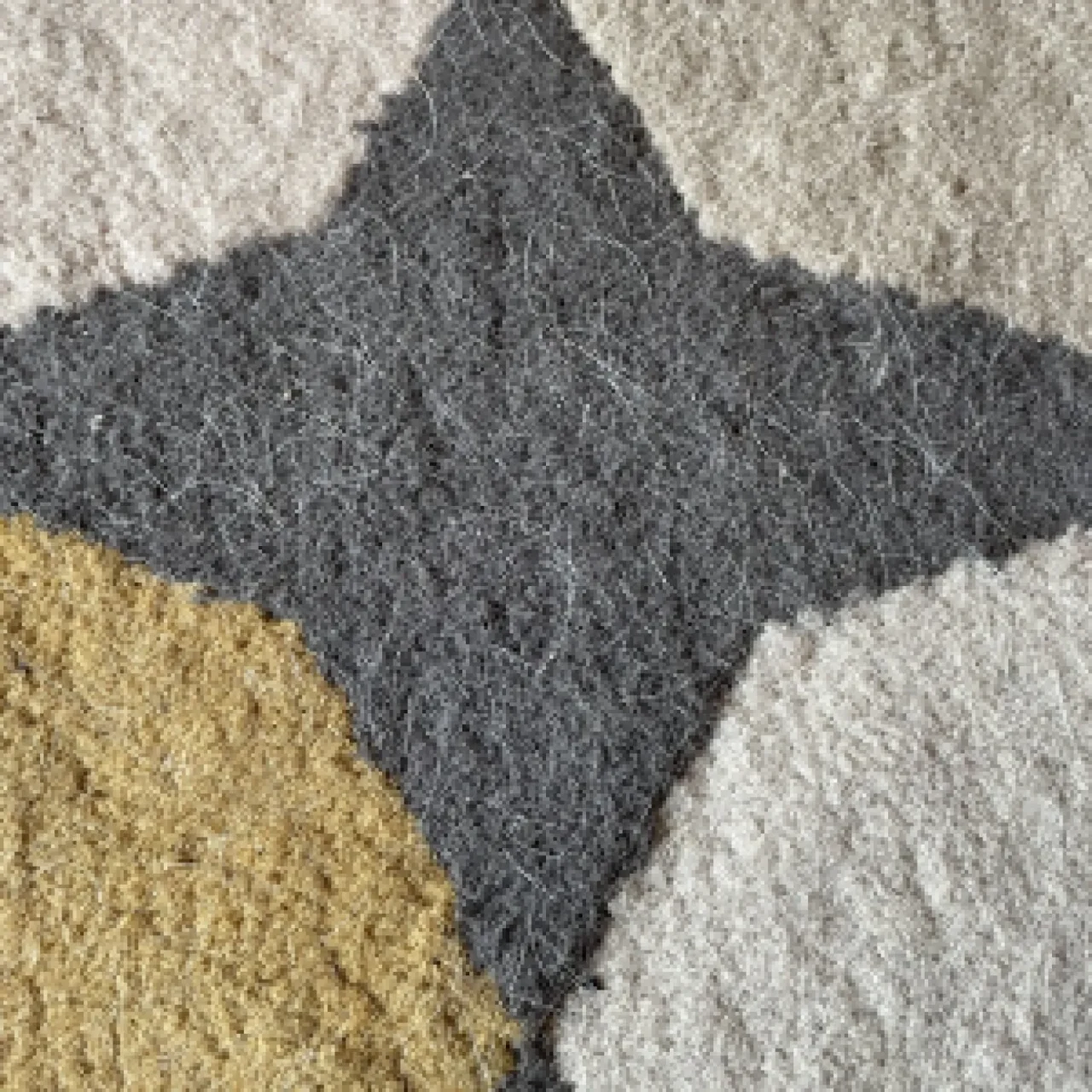 わが家のラグの拡大写真