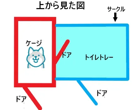 ケージとサークルの連結図